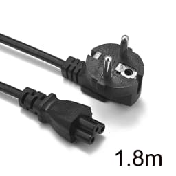 EU Plug Power Cable IEC C5 C13 Power Adapter Extension Cord For Asus Dell HP Notebook TV Monitor PC Computer Printer PC Laptop