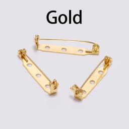 20-50pcs 20 25 32 38mm Brooch Clip Base Pin Blank Safe Lock Brooch Pin Base Badge Holder For DIY Jewelry Making Finding Supplies