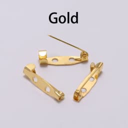 20-50pcs 20 25 32 38mm Brooch Clip Base Pin Blank Safe Lock Brooch Pin Base Badge Holder For DIY Jewelry Making Finding Supplies