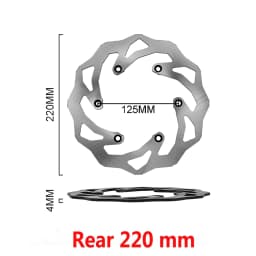 Motorcycle Front Rear Brake Discs Rotors Set For KTM SX SXC SXF EXC EXCF XC F XCW Supermoto 125 250 300 350 450 500 1998-2020