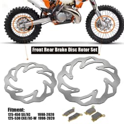 Motorcycle Front Rear Brake Discs Rotors Set For KTM SX SXC SXF EXC EXCF XC F XCW Supermoto 125 250 300 350 450 500 1998-2020