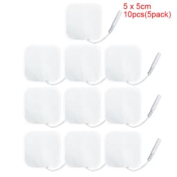 10/20pcs Muscle Stimulator Electrode Pads Gel Non-woven Fabric Self Adhesive Replacement Pads for Tens Body Massager Machine