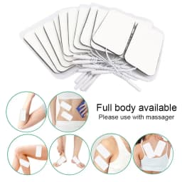 10/20pcs Muscle Stimulator Electrode Pads Gel Non-woven Fabric Self Adhesive Replacement Pads for Tens Body Massager Machine