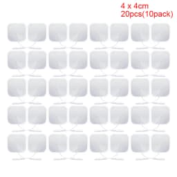 10/20pcs Muscle Stimulator Electrode Pads Gel Non-woven Fabric Self Adhesive Replacement Pads for Tens Body Massager Machine