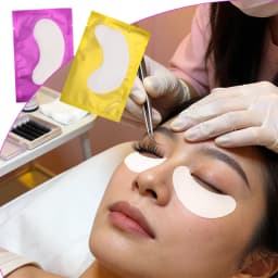 50Pairs/Lots Eyelash Extension Patch Under Eye Pads Hydrogel Patches For Extension Lint Free Stickers Eyelash Patches Makeup