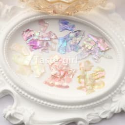 1 Box Natural Nails Abalone Shell Fragments Flakes Glitter 3D Nail Art Decoration Charm Slice Sequins Manicure Supplies Set