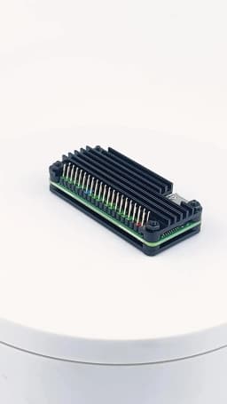 Raspberry Pi Zero 2 W Aluminum Case for Raspberry Pi Zero 2W CNC Metal Shell Passive Cooling Heat Sink GPIO Header