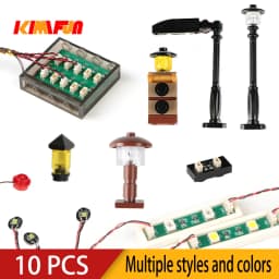 10PCS 0.8mm Pin RGB LED For LEGO Building Blocks USB Lamp DIY Street Light City Electric Decorate 1X1 Brick Compatible All Brand