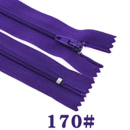 10pcs Nylon Coil Zipper 4"-24" (10 cm-60 cm) for Tailor Crafts, Sewing Clothes Zipper (20 Colors) Sewing Accessories
