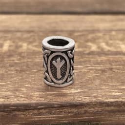 1pcs Tree Of Life Norse Runes Accessories Metal Bead Viking Jewelry Small Hair Beads For Braids Beard Bracelet Making Supplies