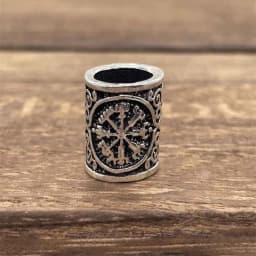 1pcs Tree Of Life Norse Runes Accessories Metal Bead Viking Jewelry Small Hair Beads For Braids Beard Bracelet Making Supplies