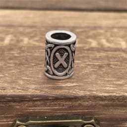 1pcs Tree Of Life Norse Runes Accessories Metal Bead Viking Jewelry Small Hair Beads For Braids Beard Bracelet Making Supplies