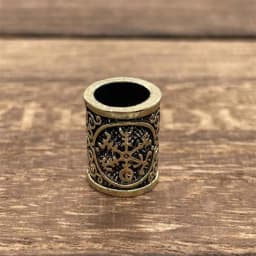 1pcs Tree Of Life Norse Runes Accessories Metal Bead Viking Jewelry Small Hair Beads For Braids Beard Bracelet Making Supplies