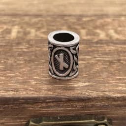 1pcs Tree Of Life Norse Runes Accessories Metal Bead Viking Jewelry Small Hair Beads For Braids Beard Bracelet Making Supplies