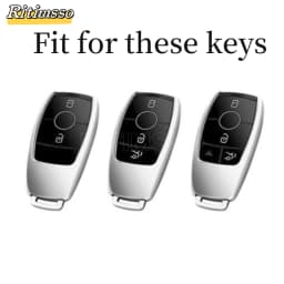 Transparent TPU Car Key Cover Case Shell Protective Bag For Mercedes Benz A  E  G GLS Class W177 W205 W213 W222 G63 X167 Maybach