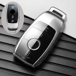 Transparent TPU Car Key Cover Case Shell Protective Bag For Mercedes Benz A  E  G GLS Class W177 W205 W213 W222 G63 X167 Maybach