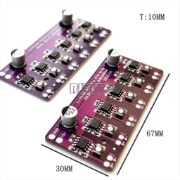 18650 Lithium Battery Charging Module TP4056 5V Input for 4.2V 1A Charger Board 6 Independent Charge Discharge PCB Circuit Board