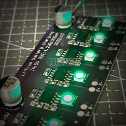 18650 Lithium Battery Charging Module TP4056 5V Input for 4.2V 1A Charger Board 6 Independent Charge Discharge PCB Circuit Board