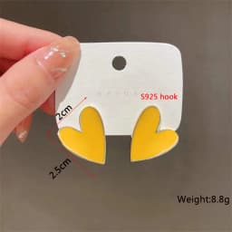 Yellow Color Hanging Earrings for Women Flower Dangle Earrings Korean Fashion Women's Earrings Party Gift Pendientes Mujer