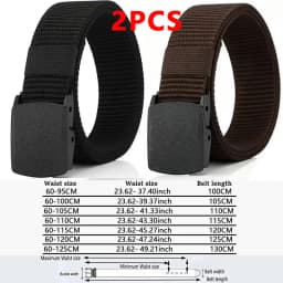 Mens Nylon Webbing Belts Canvas Casual Fabric Tactical Belt High Quality Accessories Jeans Waist Strap HB041