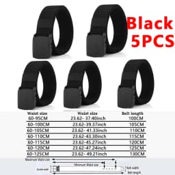 Mens Nylon Webbing Belts Canvas Casual Fabric Tactical Belt High Quality Accessories Jeans Waist Strap HB041