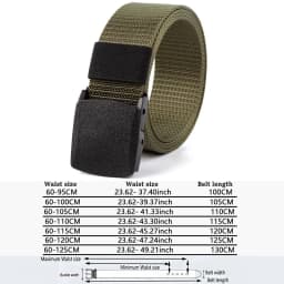 Mens Nylon Webbing Belts Canvas Casual Fabric Tactical Belt High Quality Accessories Jeans Waist Strap HB041
