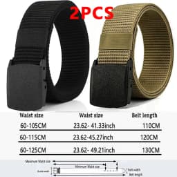 Mens Nylon Webbing Belts Canvas Casual Fabric Tactical Belt High Quality Accessories Jeans Waist Strap HB041