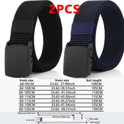 Mens Nylon Webbing Belts Canvas Casual Fabric Tactical Belt High Quality Accessories Jeans Waist Strap HB041