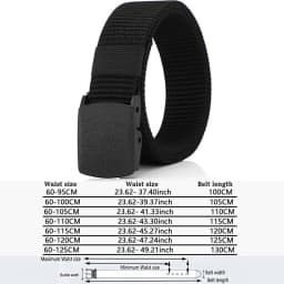 Mens Nylon Webbing Belts Canvas Casual Fabric Tactical Belt High Quality Accessories Jeans Waist Strap HB041