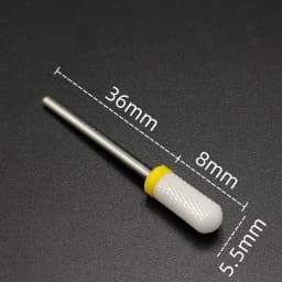 1 Piece Ceramic Nail Art Drill Rotary Cutter Cleaning Device for Nail Art Machine Accessories Removal Nail Gel Tool