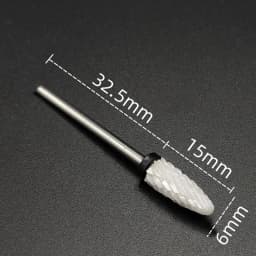 1 Piece Ceramic Nail Art Drill Rotary Cutter Cleaning Device for Nail Art Machine Accessories Removal Nail Gel Tool