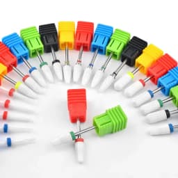 1 Piece Ceramic Nail Art Drill Rotary Cutter Cleaning Device for Nail Art Machine Accessories Removal Nail Gel Tool