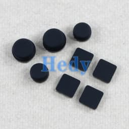 2sets New Upper and Lowe Screw Rubber Feet Cover For 3DSLL/3DS XL Screw Dust Plug Cover Rubber Plug