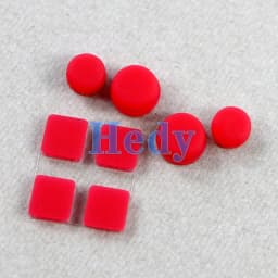 2sets New Upper and Lowe Screw Rubber Feet Cover For 3DSLL/3DS XL Screw Dust Plug Cover Rubber Plug
