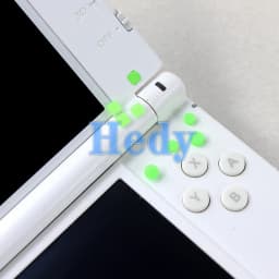 2sets New Upper and Lowe Screw Rubber Feet Cover For 3DSLL/3DS XL Screw Dust Plug Cover Rubber Plug
