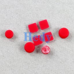 2sets New Upper and Lowe Screw Rubber Feet Cover For 3DSLL/3DS XL Screw Dust Plug Cover Rubber Plug