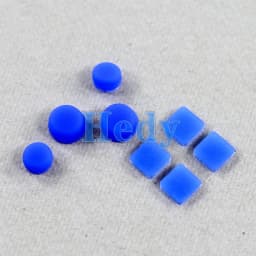 2sets New Upper and Lowe Screw Rubber Feet Cover For 3DSLL/3DS XL Screw Dust Plug Cover Rubber Plug