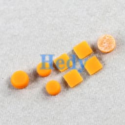 2sets New Upper and Lowe Screw Rubber Feet Cover For 3DSLL/3DS XL Screw Dust Plug Cover Rubber Plug