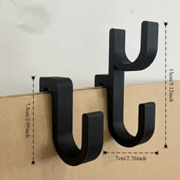 2pcs Car Umbrella Hooks - Trunk Hangers,Universal for Sedans with No-Drill Installation,Multi-Functional Seat Back Storage Racks