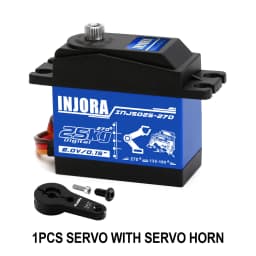 INJORA INJS025 INJS035 Digital Servo 25KG 35KG Large Torque Waterproof Servos for RC Car Crawler SCX10 Truck Robot Upgrade Parts