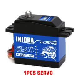 INJORA INJS025 INJS035 Digital Servo 25KG 35KG Large Torque Waterproof Servos for RC Car Crawler SCX10 Truck Robot Upgrade Parts