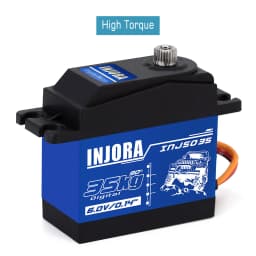 INJORA INJS025 INJS035 Digital Servo 25KG 35KG Large Torque Waterproof Servos for RC Car Crawler SCX10 Truck Robot Upgrade Parts