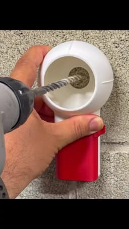 Drill Dust Collector Box 3D Printed Drill Dust Collection Mess-Free Wall Drilling Compatible with Most Drill Bits