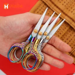 1/3Pcs Stainless Steel Vintage Scissors Sewing Fabric Cutter Embroidery Tailor Thread Scissor Tools for Sewing Shears Small