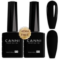 CANNI HEMA/TPO FREE 9ML Primer Base Coat Topcoat and Color Gel Polish Base Soak Off UV LED Fast Dry Nail Liquid Manicure Gel DIY