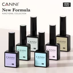 CANNI HEMA/TPO FREE 9ML Primer Base Coat Topcoat and Color Gel Polish Base Soak Off UV LED Fast Dry Nail Liquid Manicure Gel DIY