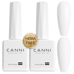 CANNI HEMA/TPO FREE 9ML Primer Base Coat Topcoat and Color Gel Polish Base Soak Off UV LED Fast Dry Nail Liquid Manicure Gel DIY