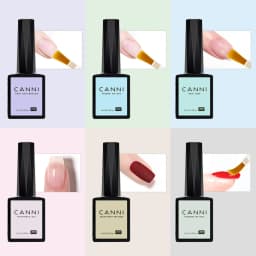 CANNI HEMA/TPO FREE 9ML Primer Base Coat Topcoat and Color Gel Polish Base Soak Off UV LED Fast Dry Nail Liquid Manicure Gel DIY