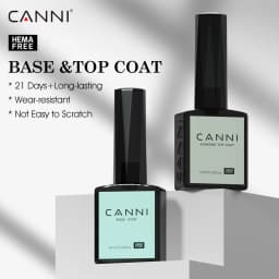 CANNI HEMA/TPO FREE 9ML Primer Base Coat Topcoat and Color Gel Polish Base Soak Off UV LED Fast Dry Nail Liquid Manicure Gel DIY