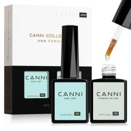 CANNI HEMA/TPO FREE 9ML Primer Base Coat Topcoat and Color Gel Polish Base Soak Off UV LED Fast Dry Nail Liquid Manicure Gel DIY